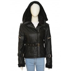 ONCE UPON A TIME EMMA BLACK LEATHER JACKET